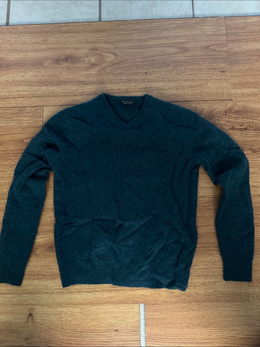 Saks Fifth Avenue Men's V-Neck Sweater in Deep Teal